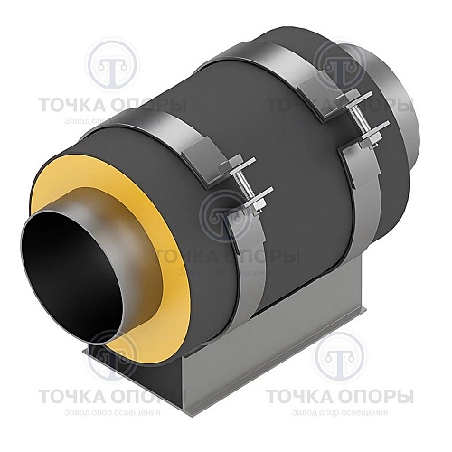 Скользящая опора СПО 76/140.100 подкладная для труб в ППУ