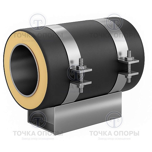 Скользящая опора СПОк 273/500.100 подкладная канальная для труб в ППУ
